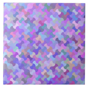 pastel mosaic ceramic tile