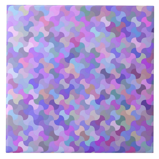 pastel mosaic ceramic tile (Front)