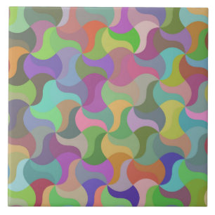 pastel mosaic ceramic tile