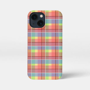Pastel Mosaic Multicolour Chequered Bliss  iPhone 13 Mini Case
