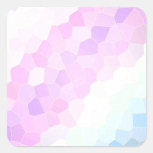Pastel Mosaic Square Sticker