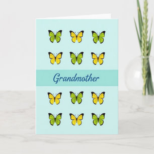 Pastel Mothers Day Butterfly Card