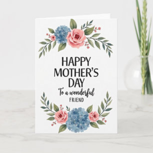 Pastel Mothers Day Friend Card