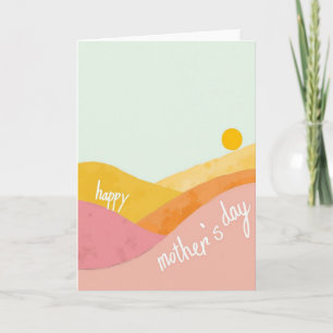 Pastel Mothers Day Scene Card