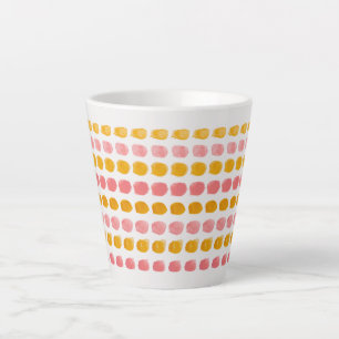 "Pastel Multicolor Latte Mug – Vibrant and Stylish