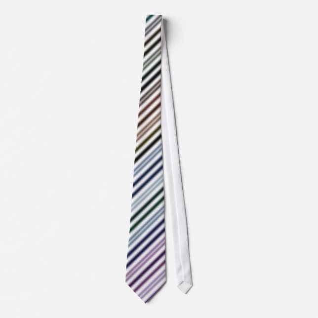 Pastel Multicolored Pattern Tie (Front)