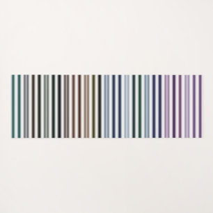 Pastel Multicolored Pattern Yoga Mat