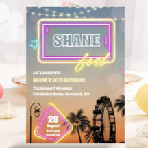 Pastel Music Festival Concert Boho Birthday 