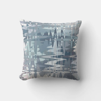 Pastel Muted Colour Abstract Pattern Cushion