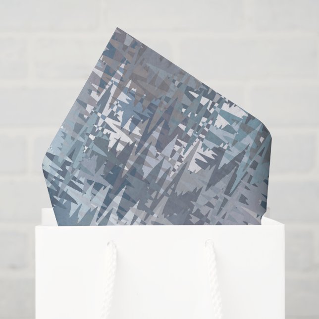 Pastel Muted Colour Abstract Pattern Tissue Paper (Gift Bag)