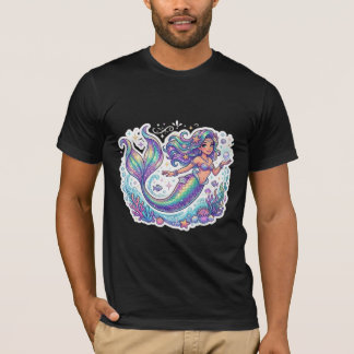 Pastel Mystic Mermaid Graphic Tee | Shimmering Oce