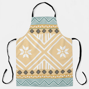 Pastel Native Fabric Seamless Pattern, Thai Nativ Apron
