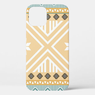 Pastel Native Fabric Seamless Pattern,  Thai Nativ iPhone 12 Case