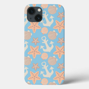 Pastel Nautical Pattern iPhone 13 Case
