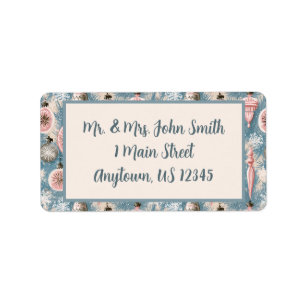 Pastel Nostalgia: Mid-Century Glass Ornaments Label