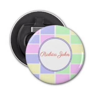 pastel nursery colours bottle opener