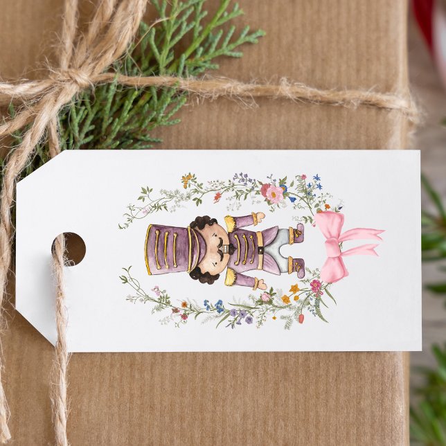 Pastel Nutcracker Ballet Christmas  Gift Tags (Creator Uploaded)