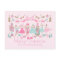 Pastel Nutcracker Ballet Pink Christmas Postcard