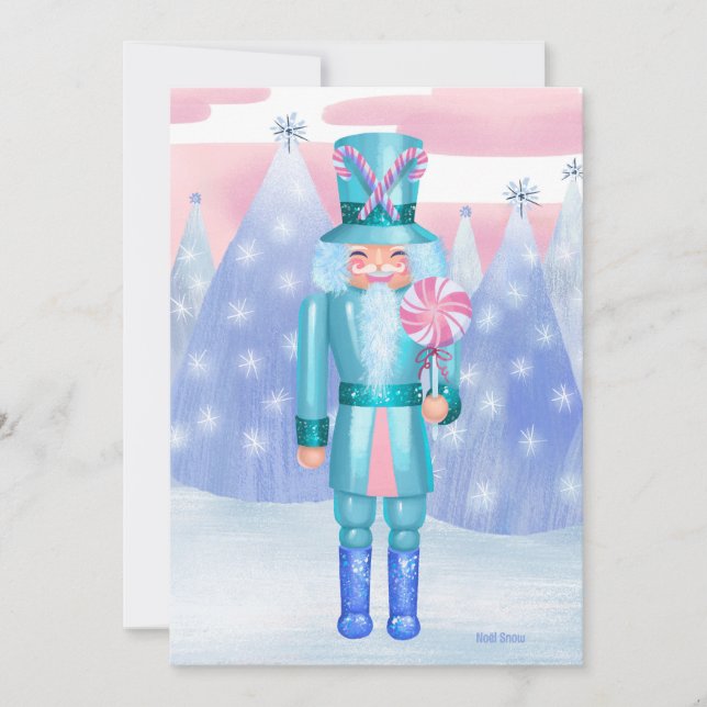 Pastel Nutcracker Candy King DIY Blank Invitation (Front)