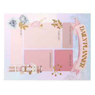 Pastel Nutcracker Daily Planner Notepad