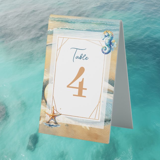 Pastel Ocean Coastal Sand dollar Wedding  (Creator Uploaded)