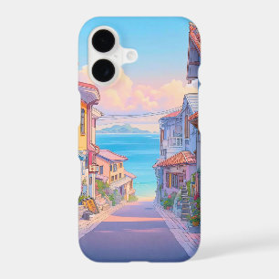 Pastel Okinawa Seaside Street