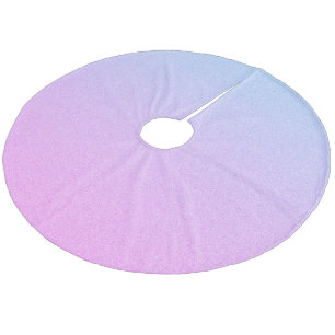 Pastel Ombre Glitter Fleece Tree Skirt