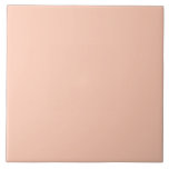 Pastel Orange Peach Solid Colour Minimalist  Ceramic Tile<br><div class="desc">Loveable light spring pastel orange peach apricot colour. Minimalist simple modern trendy chic style pastel aestethic in delicate purple solid colour. Pastel orange home decor,  pastel orange aesthetic decor,  pastel orange kitchen,  pastel orange colour. Pastel orange ceramic tile.</div>