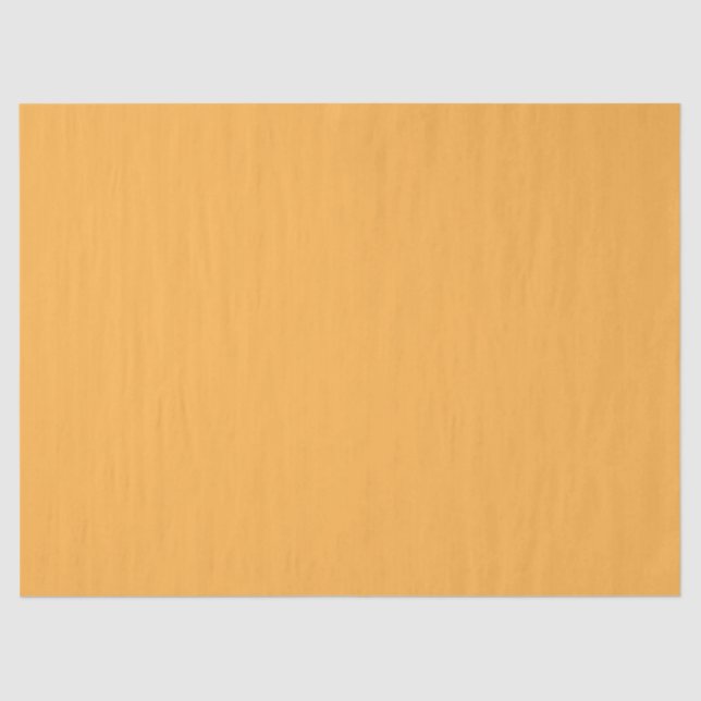 Pastel Orange Solid Colour Tissue Paper (Front)