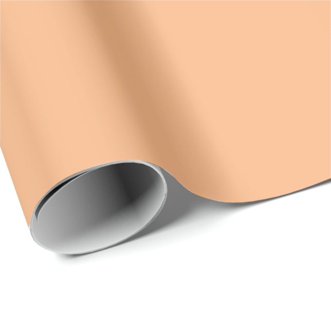 Pastel Orange Wrapping Paper (Roll Corner)