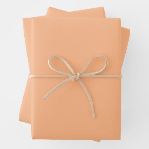 Pastel Orange Wrapping Sheets