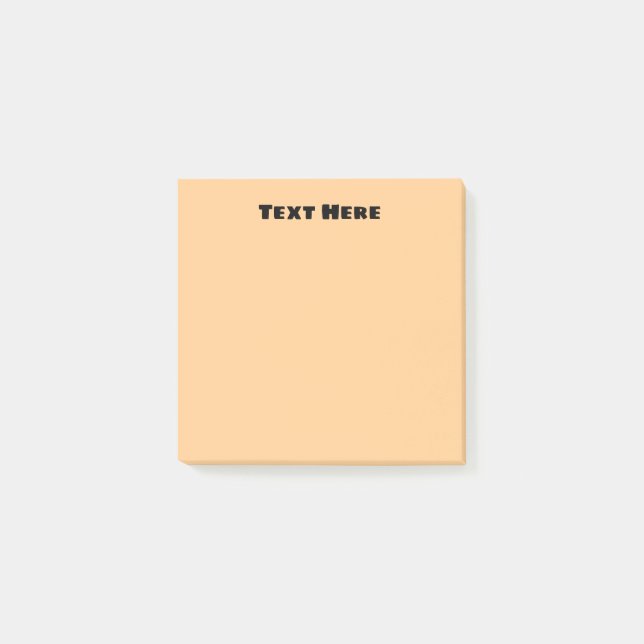 Pastel Orange/Yellow Post-it Notes (Front)