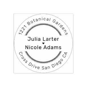 Pastel Orange Yellow Spring Dahlia Flowers Wedding Rubber Stamp