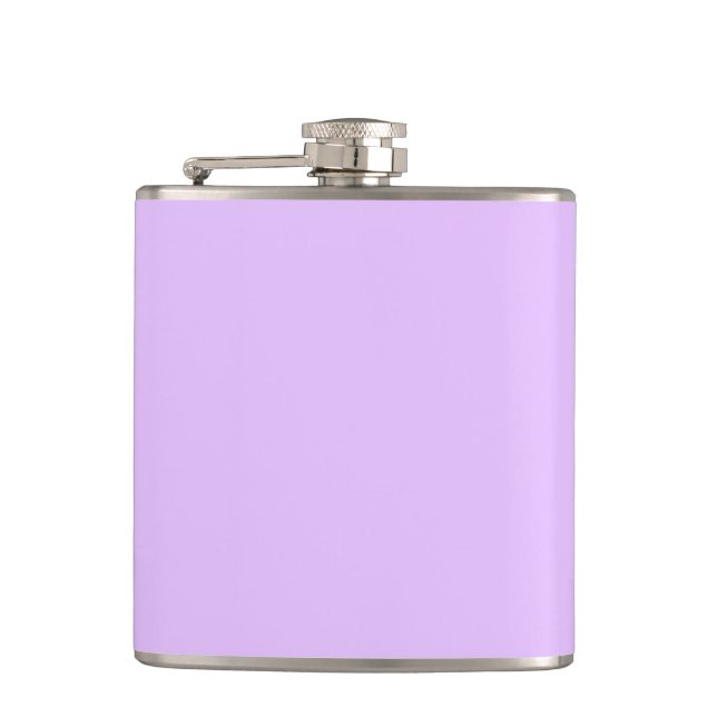 Pastel Orchid   Hip Flask (Front)