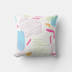 Pastel Organic Geometric Cushion