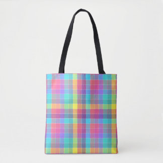Pastel Overlap Tote Bag