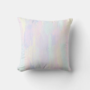 Pastel Paint Strokes Cushion