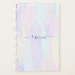 Pastel Paint Strokes Planner