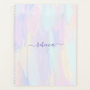 Pastel Paint Strokes Planner