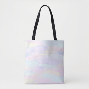 Pastel Paint Strokes Tote Bag