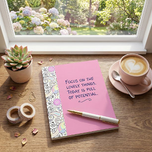 Pastel paisley band notepad