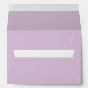 Pastel Pale Purple Thistle Envelope