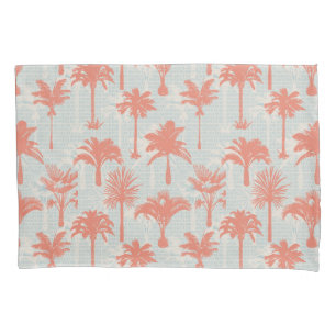 Pastel Palm Tree Pattern Pillowcase