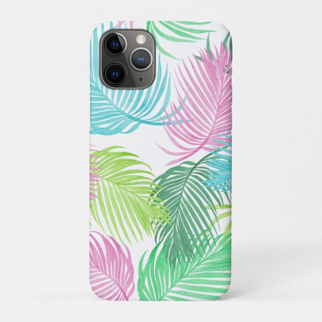 Pastel Palms on a Case-Mate iPhone Case (Back)