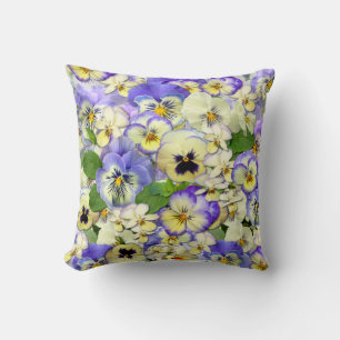 Pastel Pansies Cushion