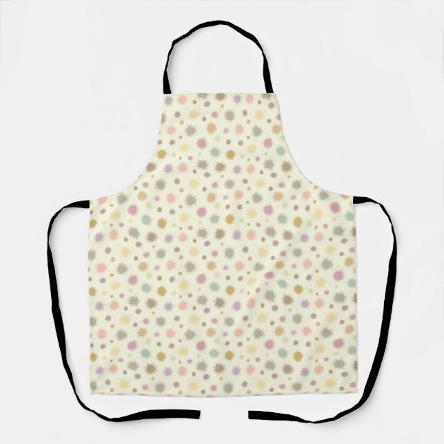Pastel Party Pollen - seamless pattern.   Apron (Front)