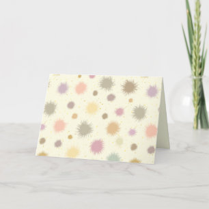 Pastel Party Pollen - seamless pattern. Card