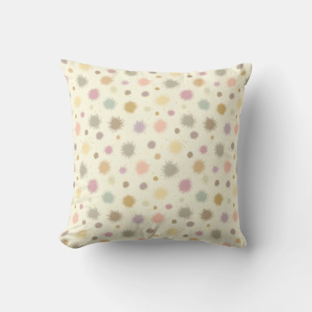Pastel Party Pollen - seamless pattern.   Cushion (Front)