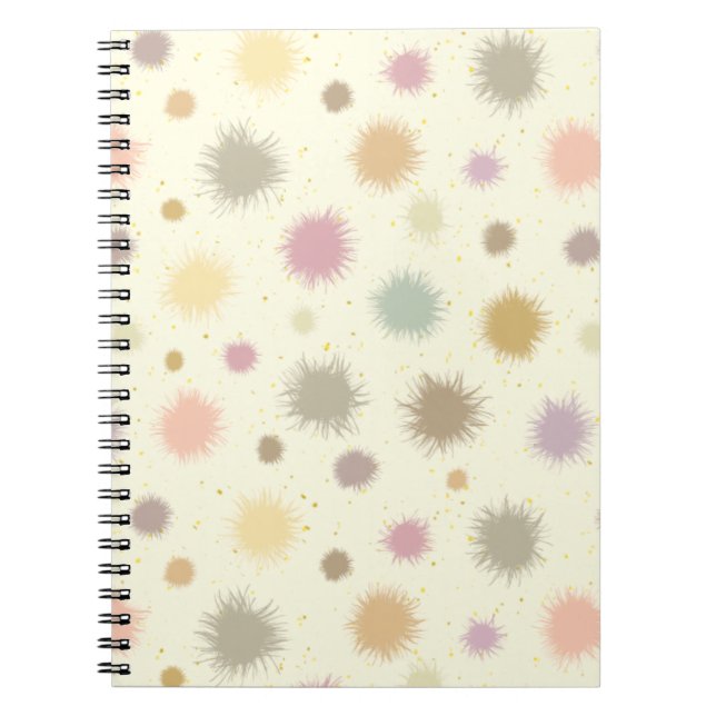 Pastel Party Pollen - seamless pattern.    Notebook (Front)