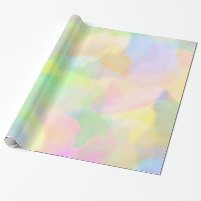 Pastel Pastels Wrapping Paper (Unrolled)
